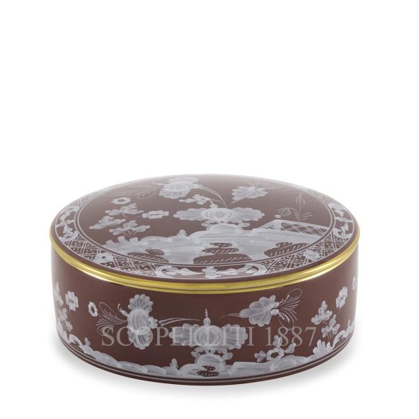 ginori 1735 oriente italiano castagna small box