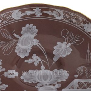 oriente italiano castagna coffee saucer detail