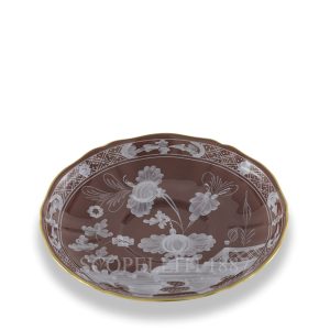 ginori 1735 oriente italiano castagna tea saucer view