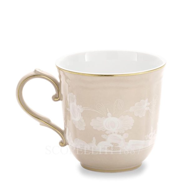 ginori oriente italiano meringa mug back side