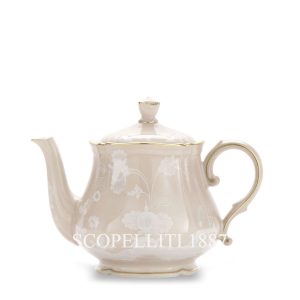 ginori 1735 oriente italiano meringa teapot