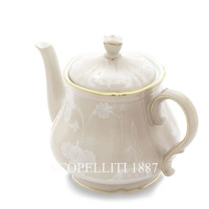 ginori 1735 oriente italiano meringa teapot view