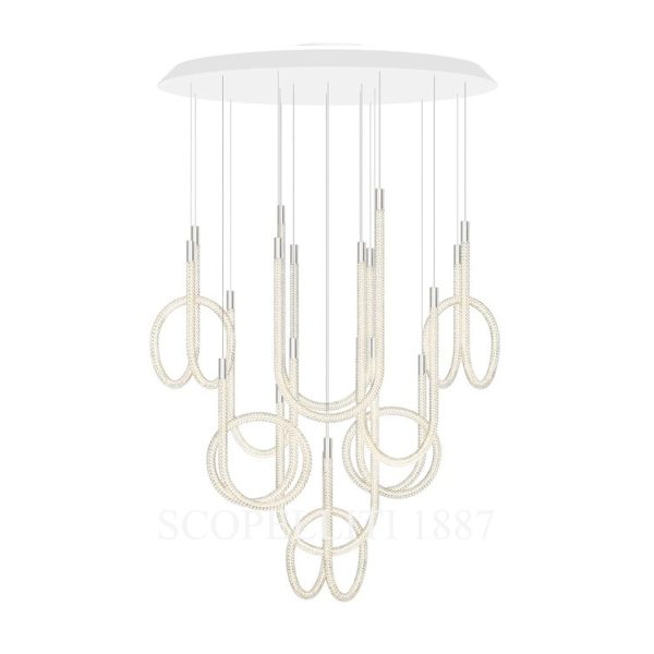 saint louis torsade 10 light pendant short