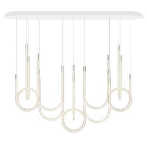 Saint Louis Torsade 10 Light chandelier Horizontal Short