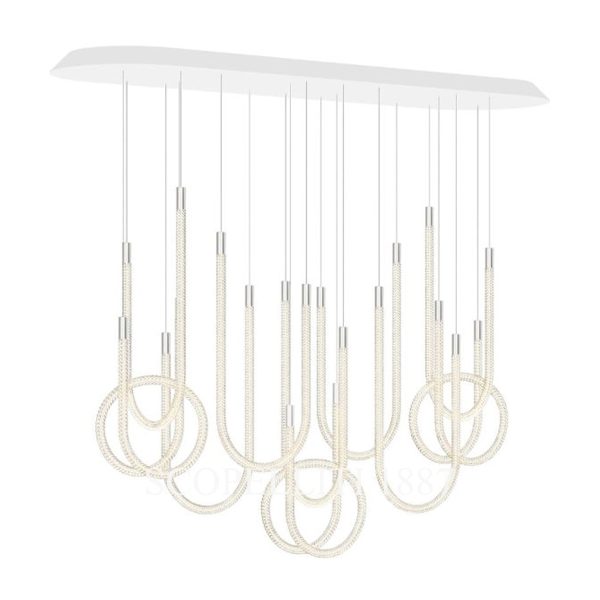 saint louis torsade 10 light chandelier horizontal short other side