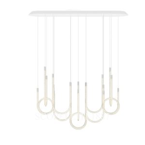 Saint Louis Torsade 10 Light Pendant Horizontal Tall