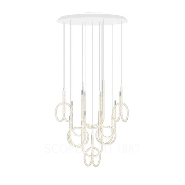 saint louis torsade 10 light pendant tall