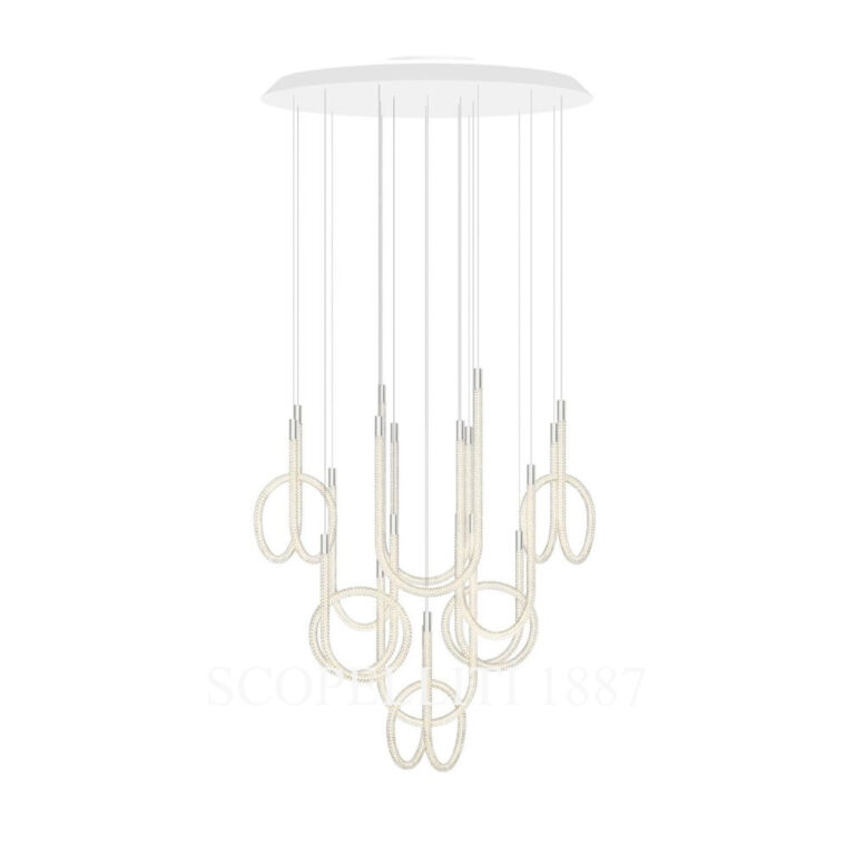 saint louis torsade 10 light pendant tall