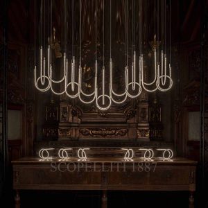 Saint Louis Torsade 18 Light chandelier