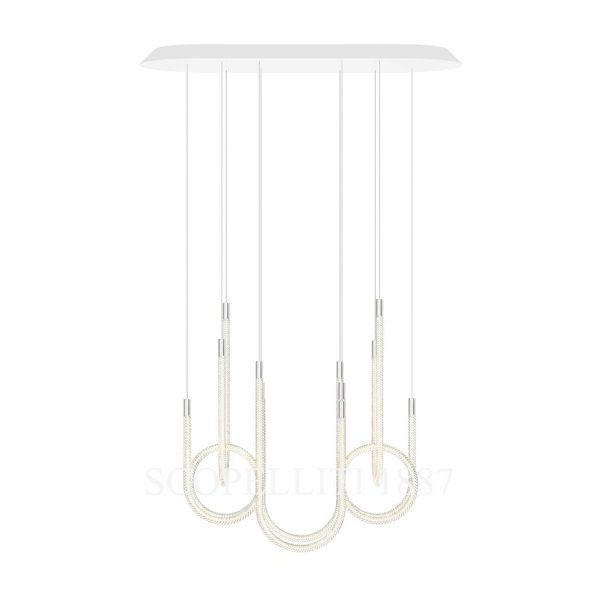 saint louis torsade 6 light pendant tall