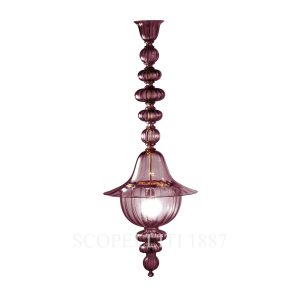 venini doge chandelier amethyst