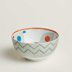 hermes bowl animaux nattes