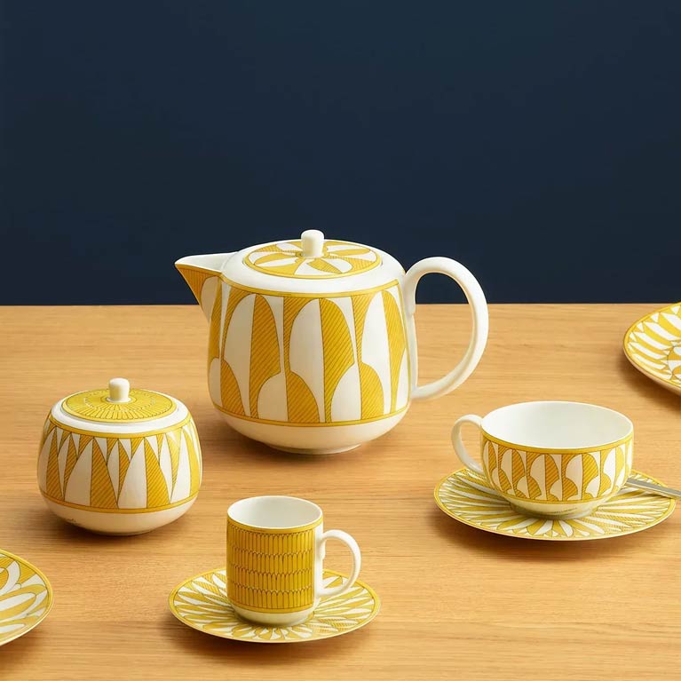 hermes soleil tea set