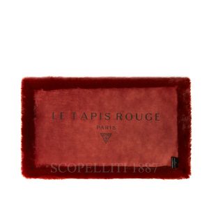 luxury dog bed le tapis rouge burgundy