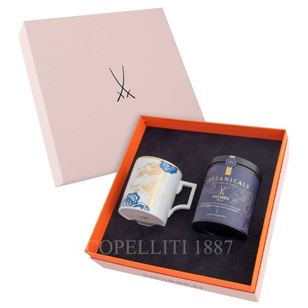 meissen luxury tea gift set lucky dragon