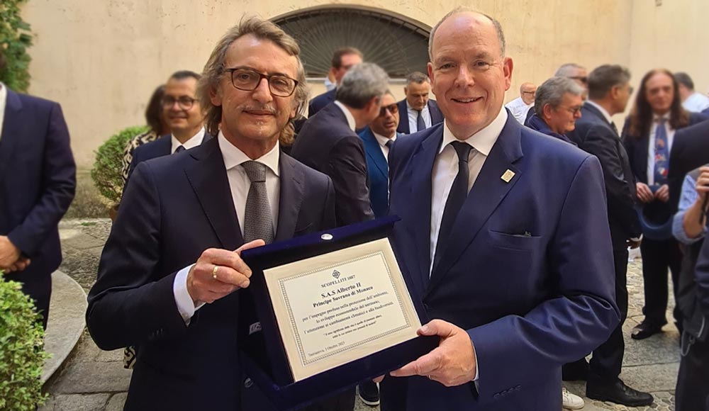 prince albert with alessandro isola scopelliti