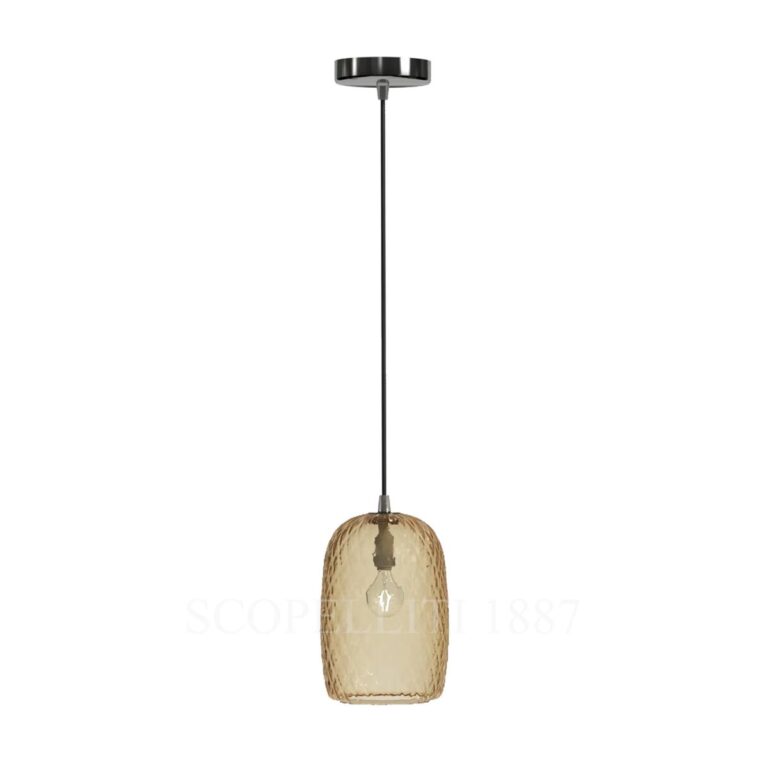 venini balloton suspension lamp amber 845.05