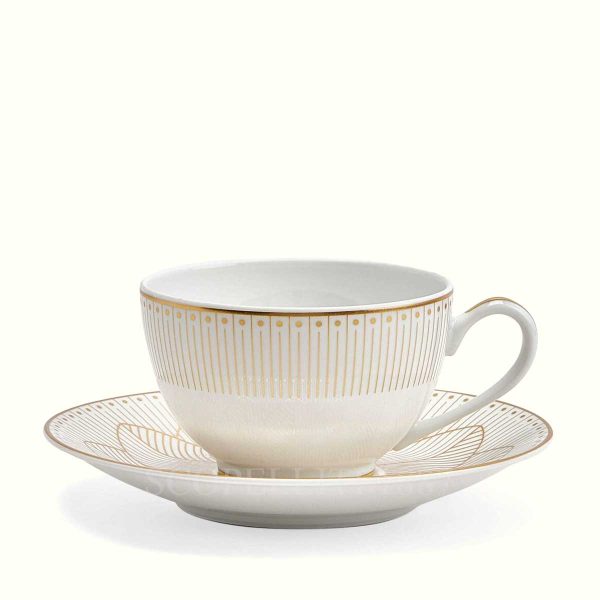 christofle tea cup and saucer malmaison imperiale