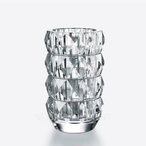 baccarat louxor vase round medium clear