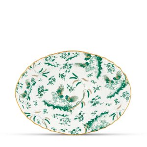 ginori 1735 oro di doccia giada oval platter