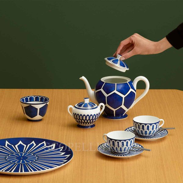 hermes bleus d'alleurs tea set