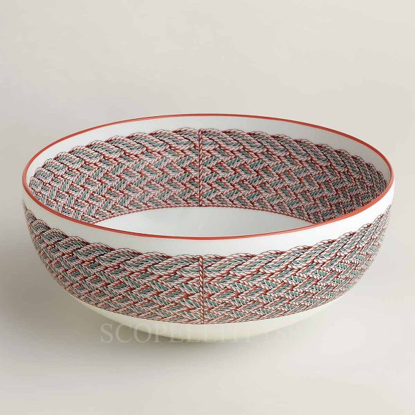 hermes salad bowl tressages equestres medium