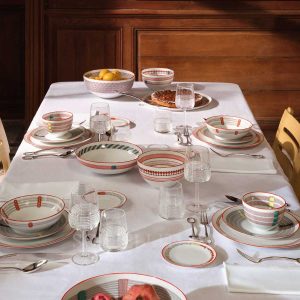 hermes tressages equestres dinnerware