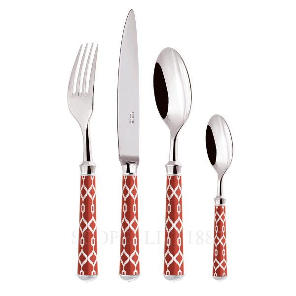 ercuis icone mahogany cutlery set