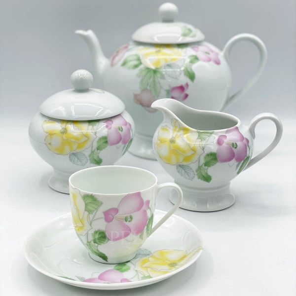 limoges porcelain coffee set