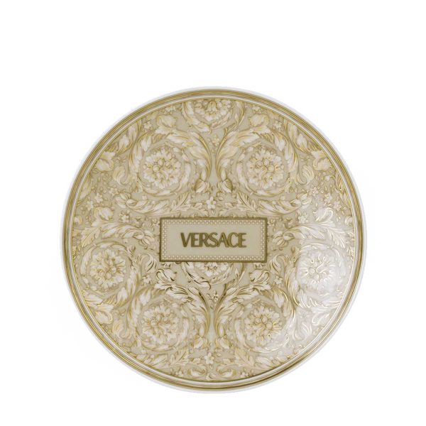 versace bread plate barocco beige