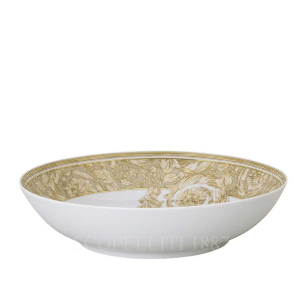 versace deep plate barocco beige