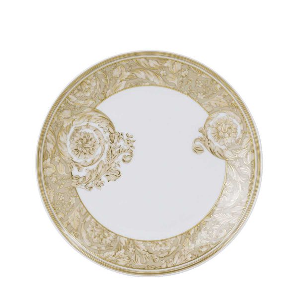 versace dessert plate barocco beige