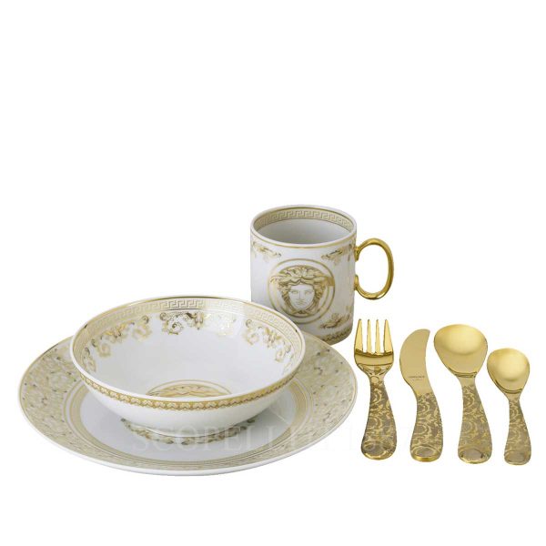 versace kids dinner set medusa gala 7 pcs