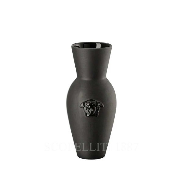 versace nymph mini vase 13 cm black