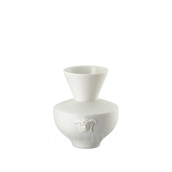 versace nymph mini vase 10 cm white