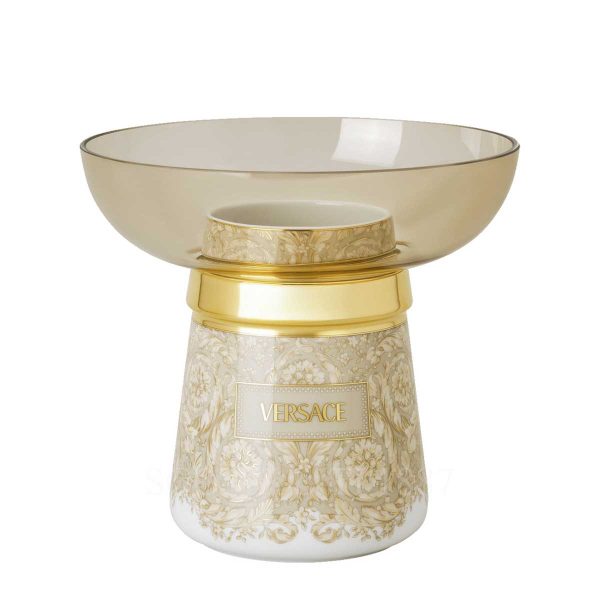 versace vase barocco beige 17 cm