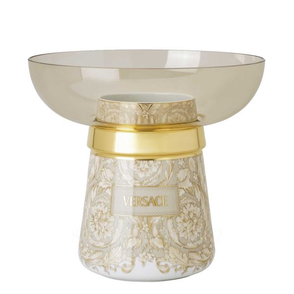 versace vase barocco beige 22 cm