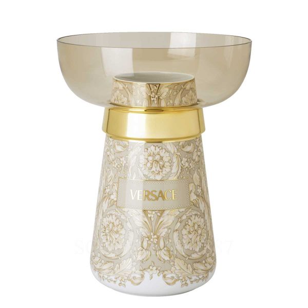 versace vase barocco beige 38 cm