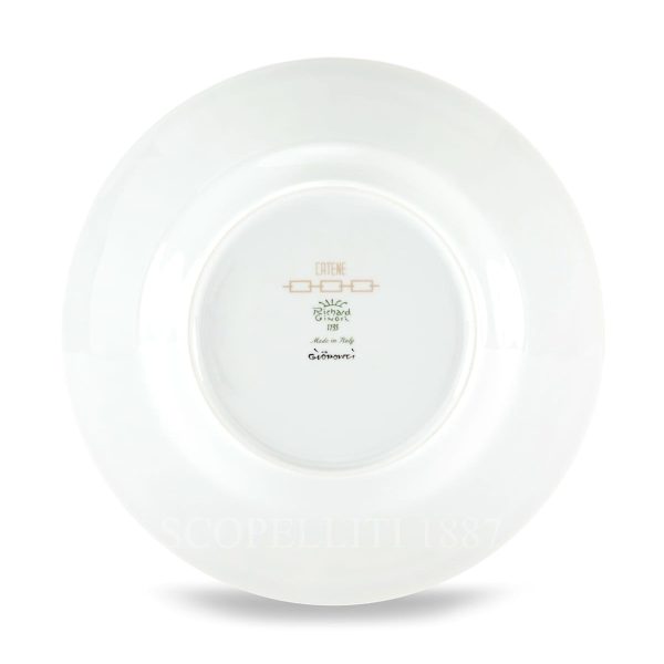 ginori 1735 catene cachemire soup plate back