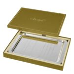 christofle graphik tray silver plated 30x21