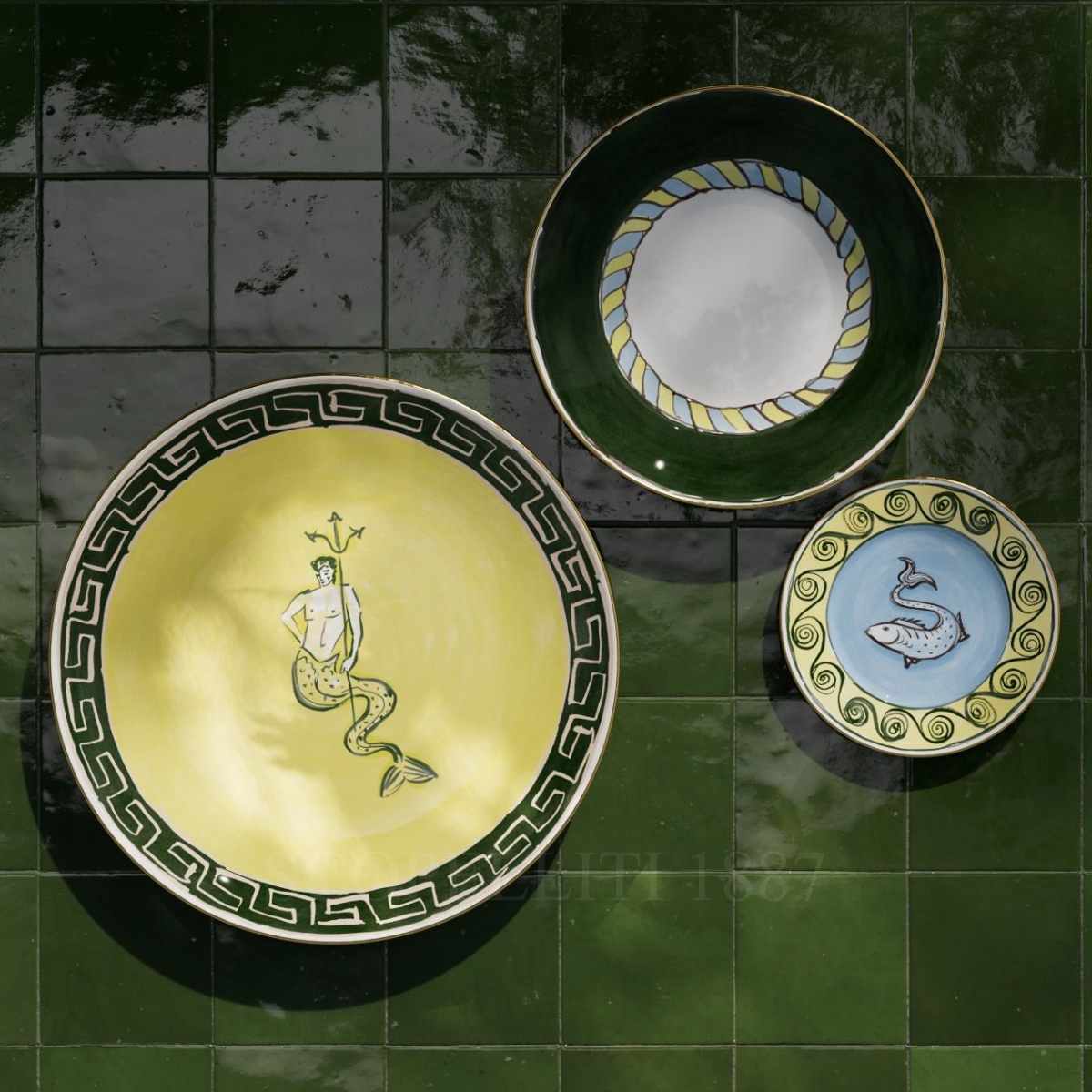 ginori 1735 il viaggio di nettuno plates