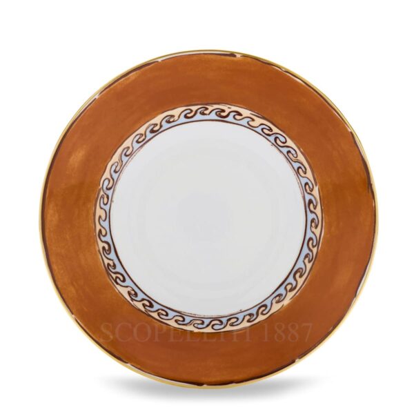 ginori il viaggio di nettuno soup plate terracotta