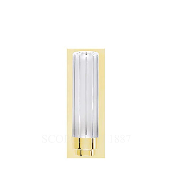 Lalique Orgue Small Wall Sconce Gilded