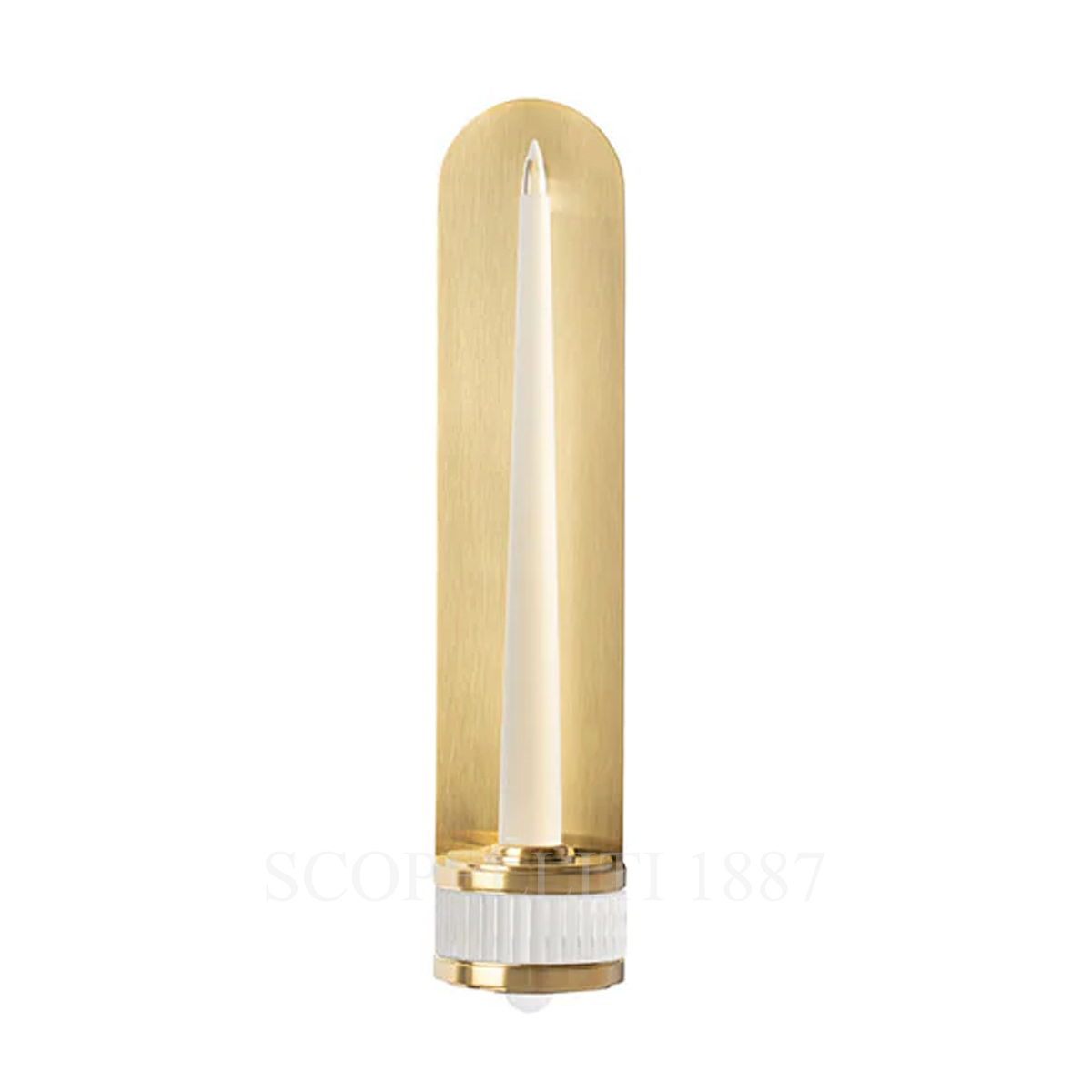 Lalique Perles Wall Sconce Gilded Front