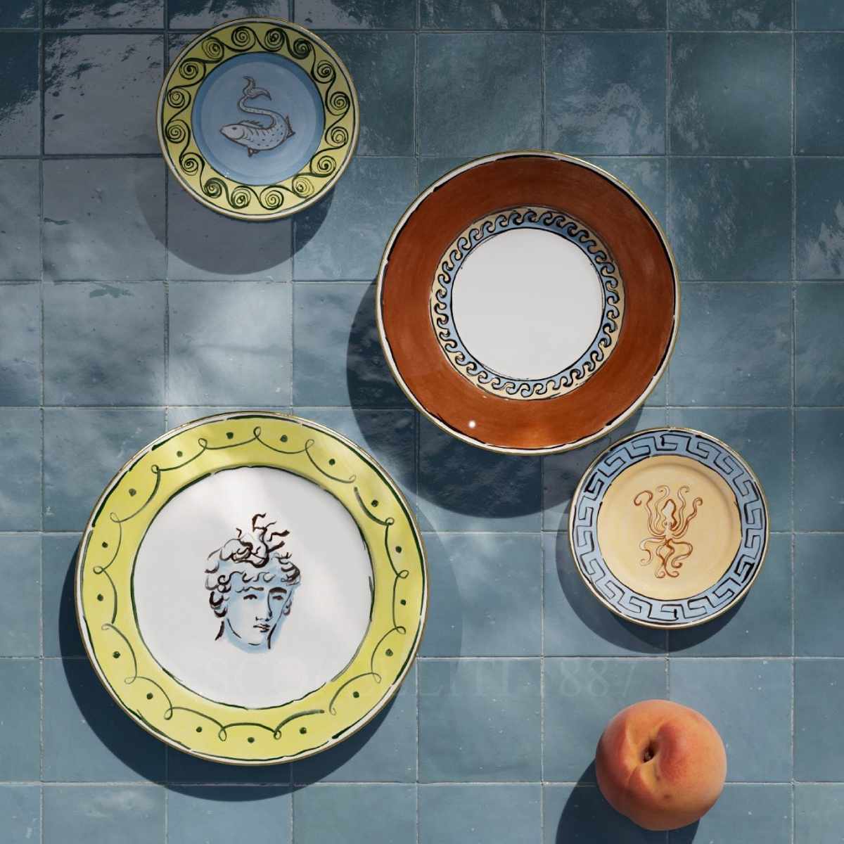 ginori 1735 il viaggio di nettuno dinnerware new