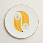 hermes kaorumi dessert plate banana