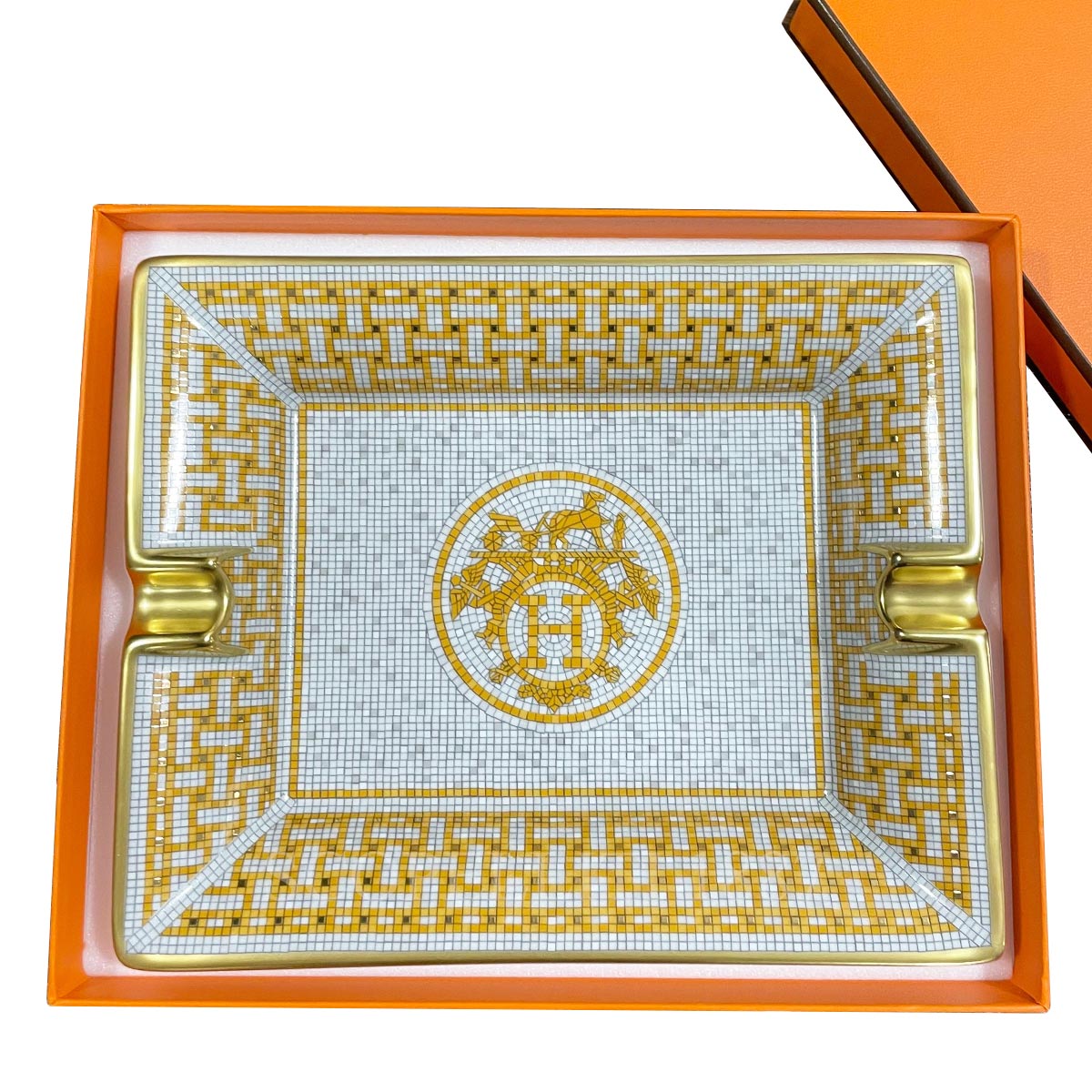 hermes ashtray mosaique au 24 gold