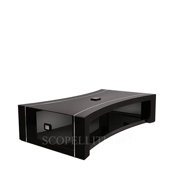 lalique raisins curved coffee table side view