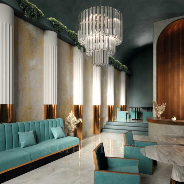 Venini Trilobi Chandelier 963.22