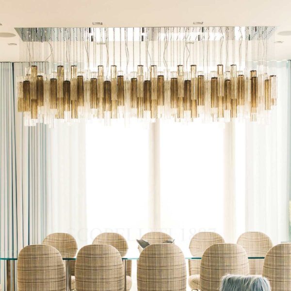 venini tubi tronchi chandelier 930.60